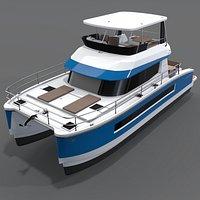 3D power catamaran MY 37 FOUNTAINE PAJOT