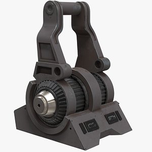 SciFi Throttle Lever 3D