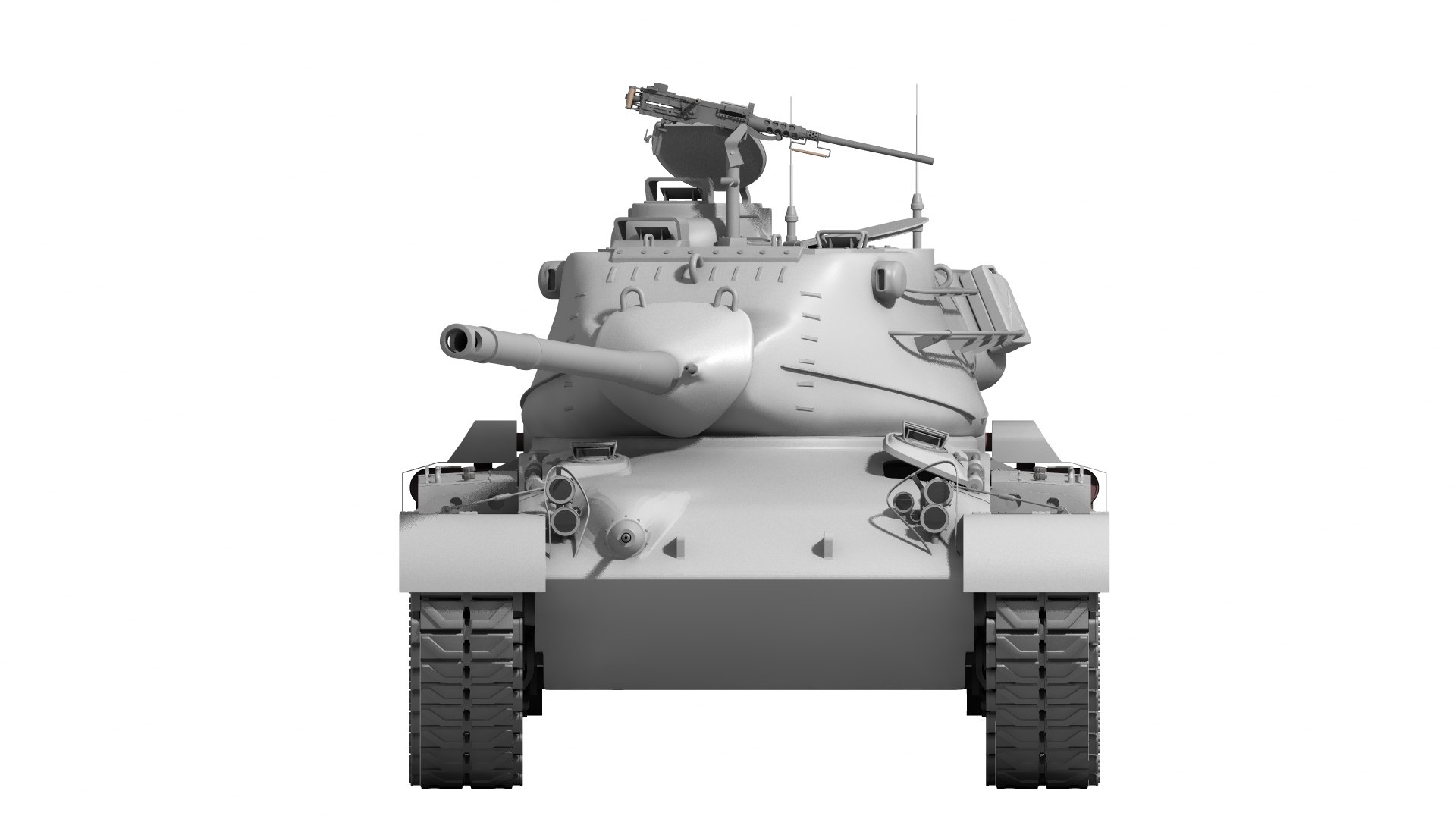 3D M47 Patton Tank - TurboSquid 1867801