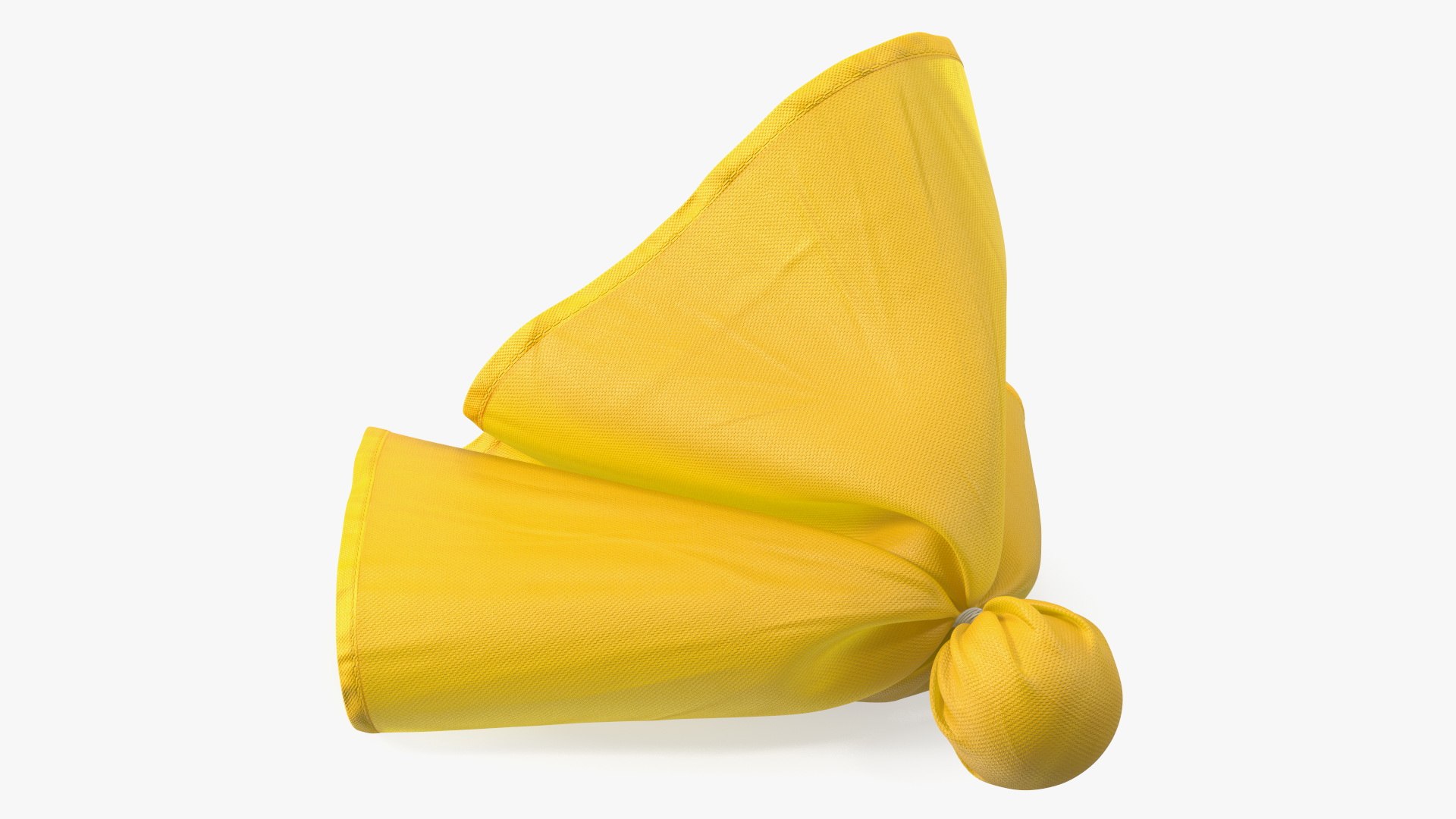Professional Football Yellow Penalty Flag 3D model preview