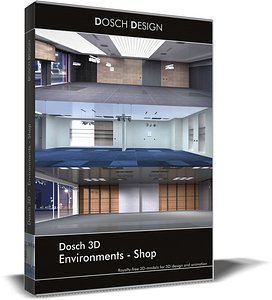 3D environments - shops model