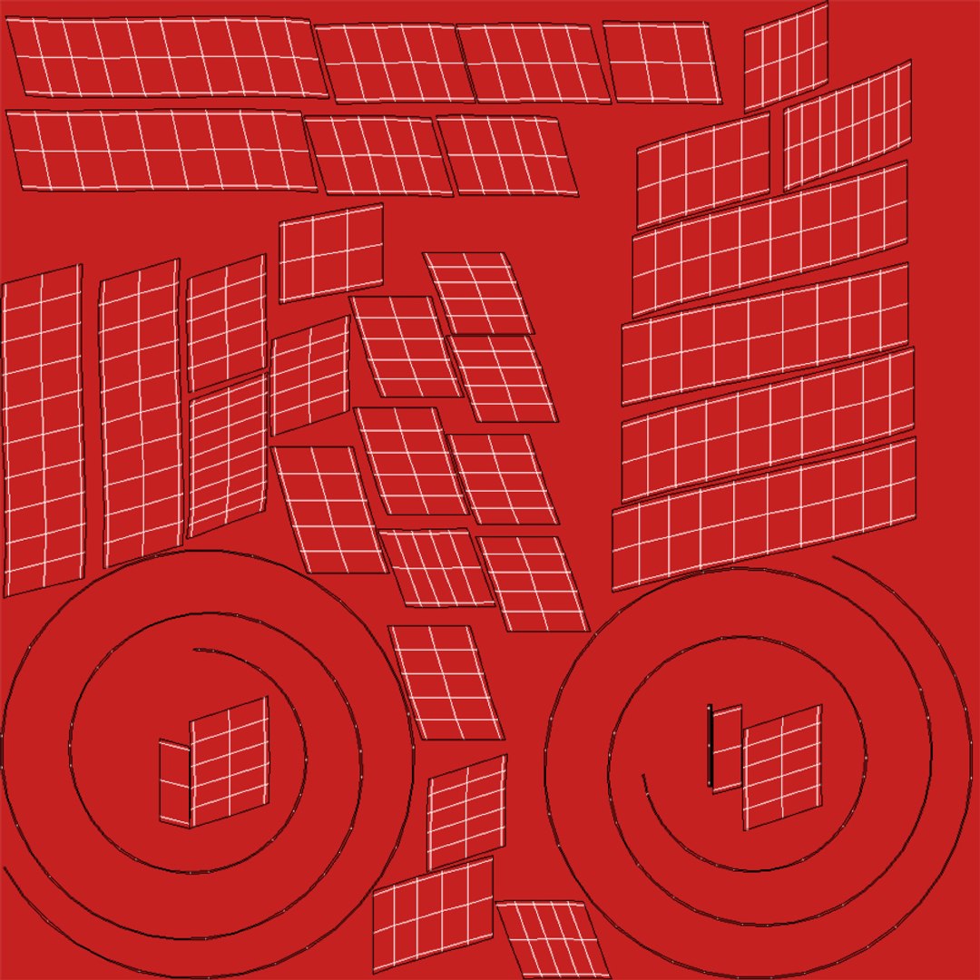 3D Red Curly Ribbon Model - TurboSquid 2028108