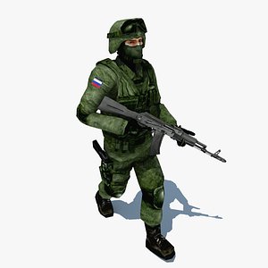 3D Russian Soldier model
