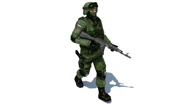 3D Russian Soldier Model - TurboSquid 1863703