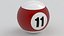 Bola de sinuca 11