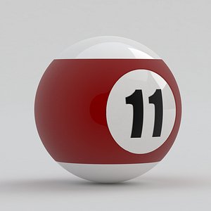 Pool Snooker Ball 11 model