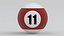 Bola de sinuca 11