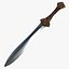 Fantasy RPG Sword Blade Knife Cleaver Longsword Shortsword Falchion Gladius Cutlass Jian Claymore Broadsword Katana Odachi Shamshir Scimitar Machete Saber Flamberge Zweihander Sappara Khopesh Seax Collection
