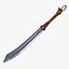 Fantasy RPG Sword Blade Knife Cleaver Longsword Shortsword Falchion Gladius Cutlass Jian Claymore Broadsword Katana Odachi Shamshir Scimitar Machete Saber Flamberge Zweihander Sappara Khopesh Seax Collection