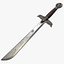 Fantasy RPG Sword Blade Knife Cleaver Longsword Shortsword Falchion Gladius Cutlass Jian Claymore Broadsword Katana Odachi Shamshir Scimitar Machete Saber Flamberge Zweihander Sappara Khopesh Seax Collection