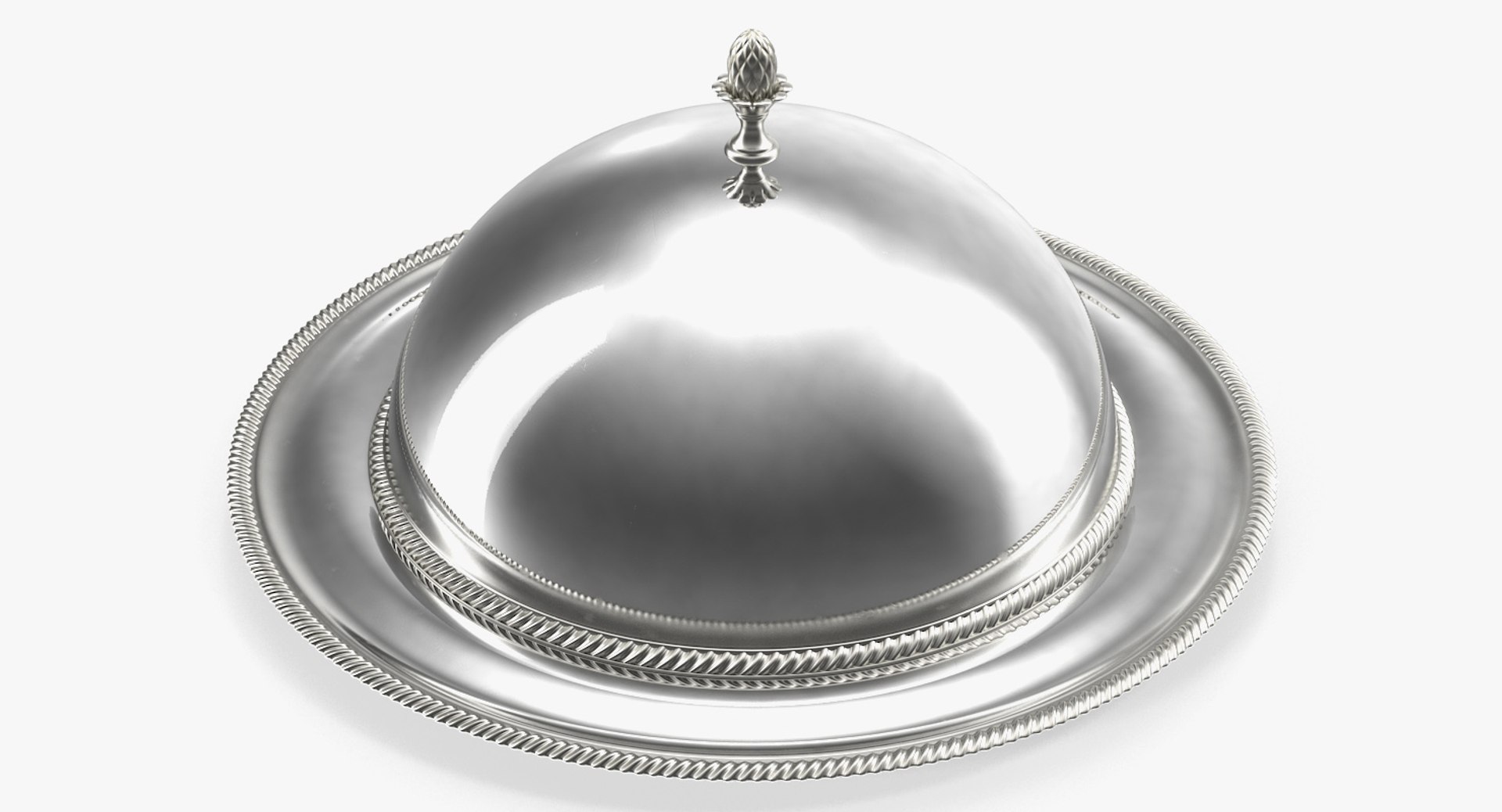 Food Cover Cloche Cook 3D model preview