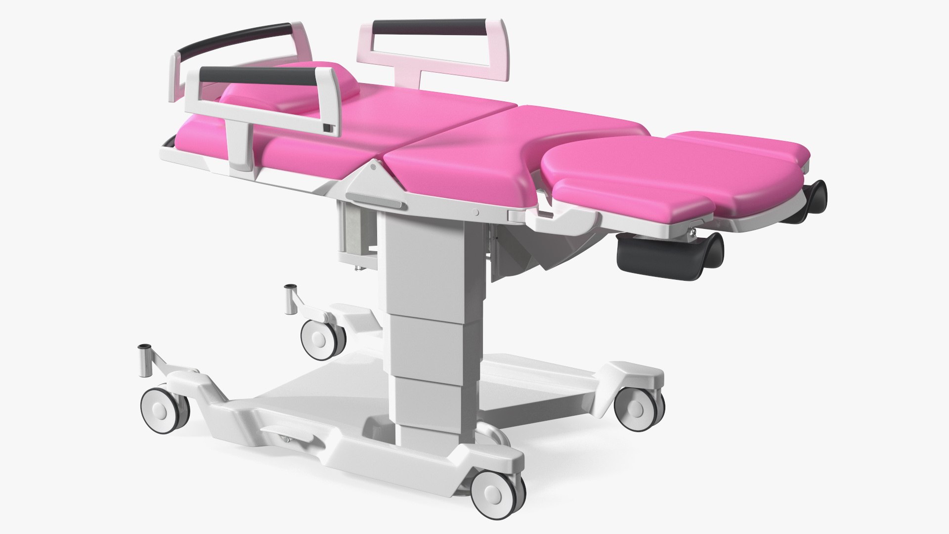 AVE 2 Childbirth Bed Pink 3D model preview