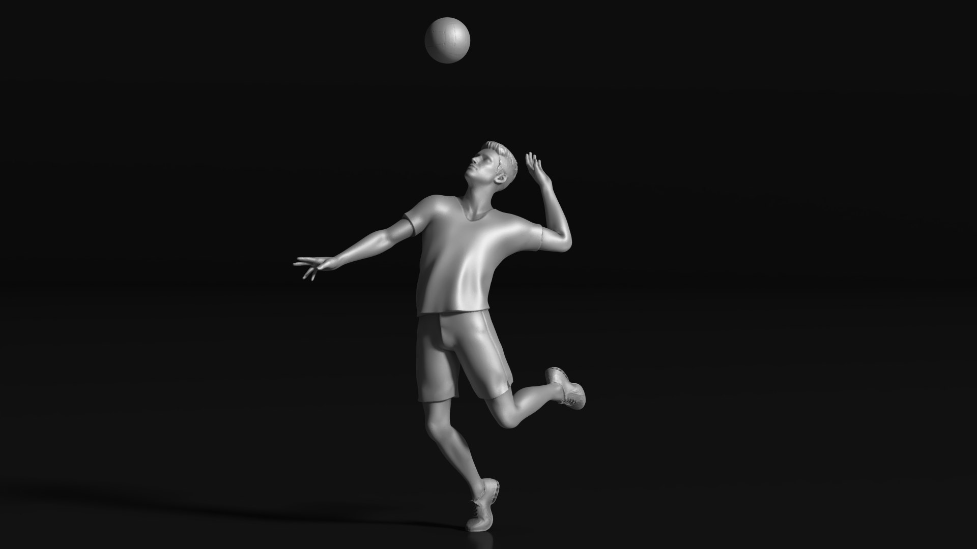 3D Volleyball Man 47 Figure Set 01 Model - TurboSquid 2141663