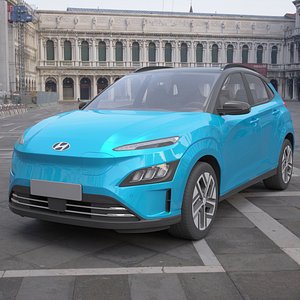 3D Hyundai Kona Electric