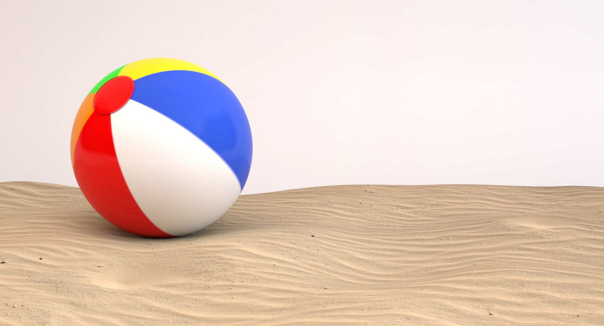 3d Beach Ball Model