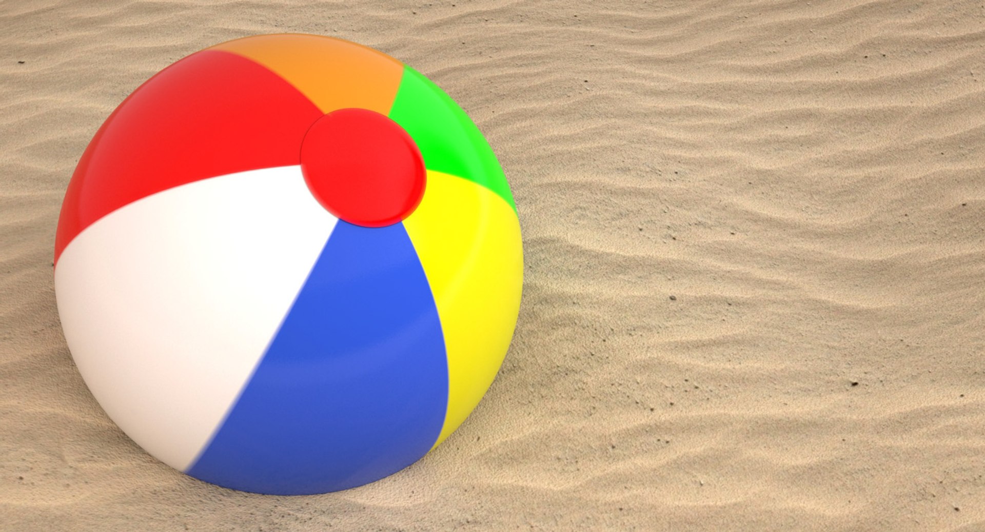 3d Beach Ball Model