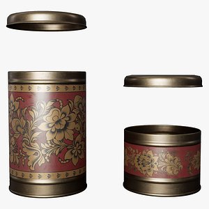 jar metallic 3D model