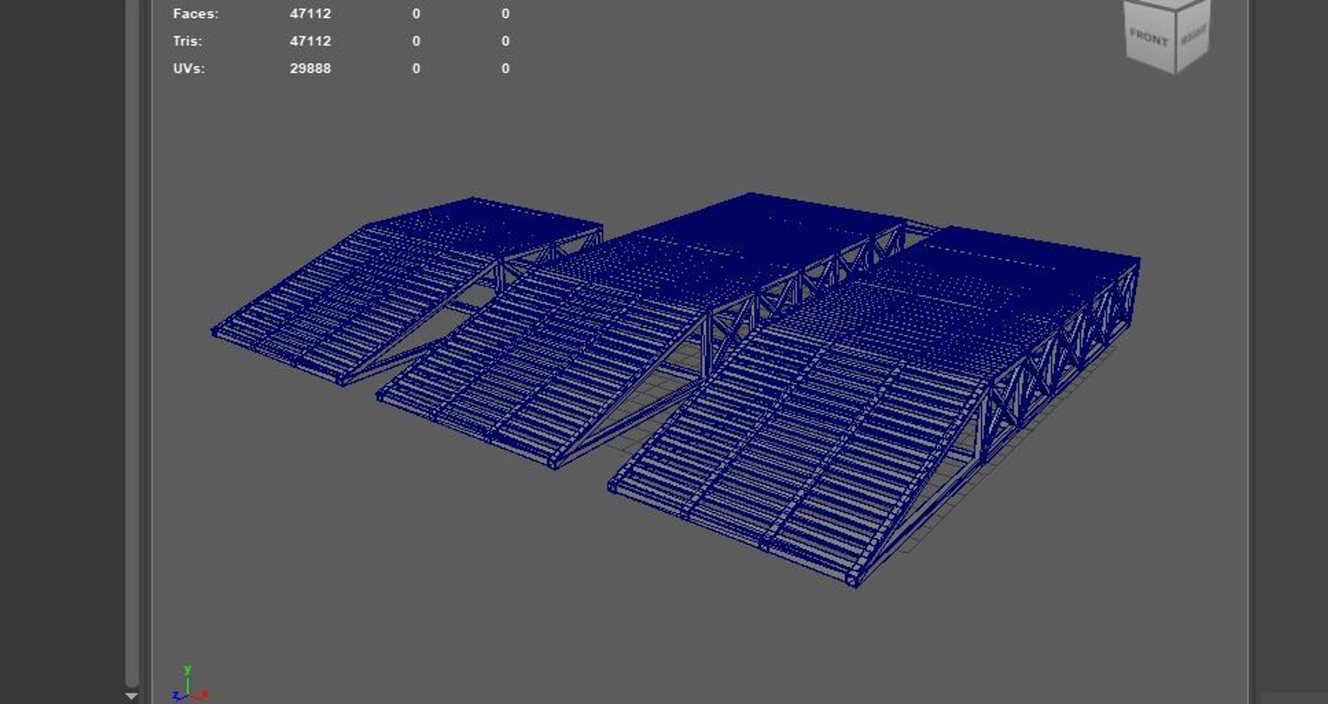3D Modular Ramp Set 02 3D Model - TurboSquid 2529854