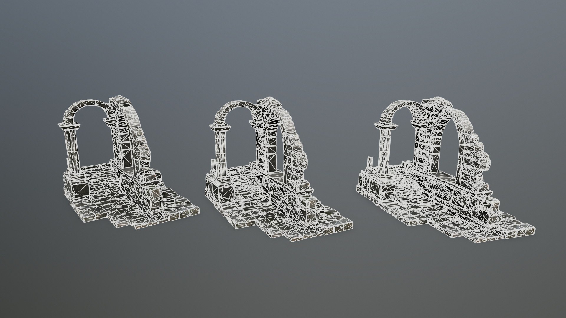 Ruin Model - TurboSquid 2373319
