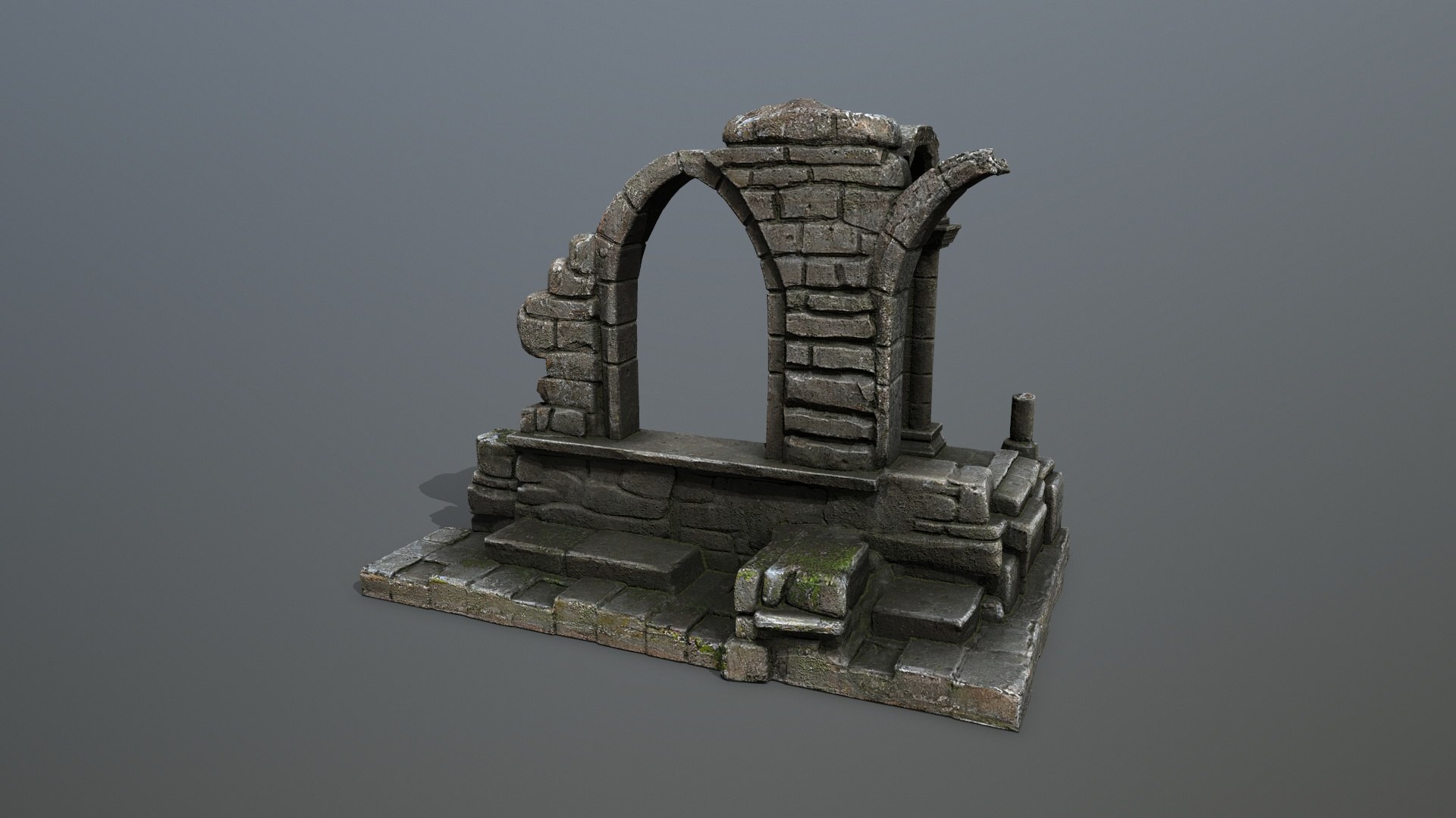 Ruin Model - TurboSquid 2373319