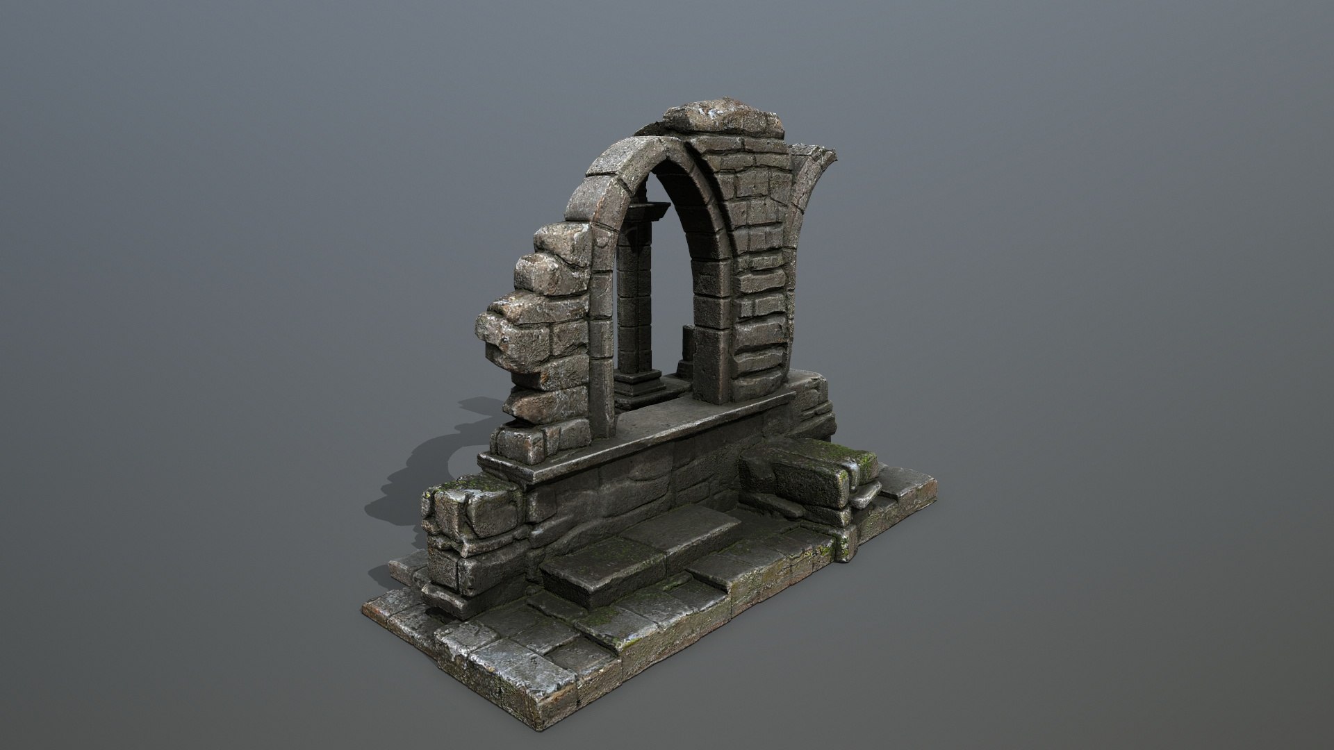 Ruin Model - TurboSquid 2373319