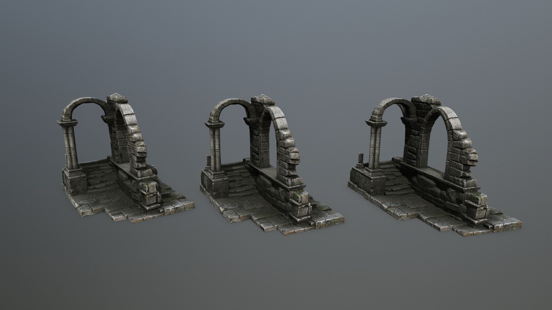 Ruin Model - TurboSquid 2373319