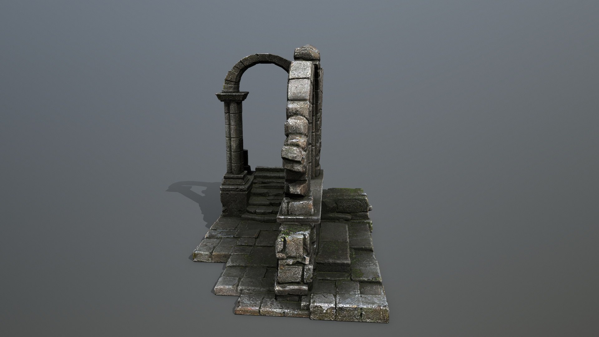 Ruin Model - TurboSquid 2373319