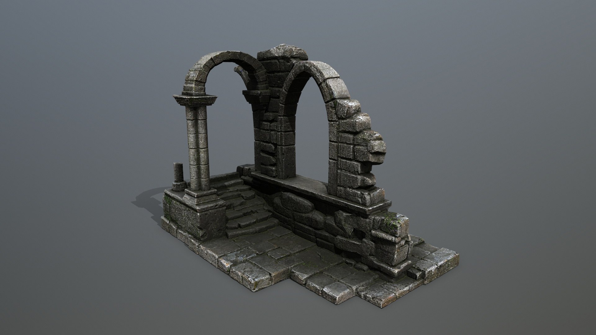 Ruin Model - TurboSquid 2373319