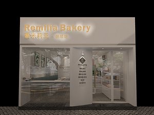 3D model dessert shop