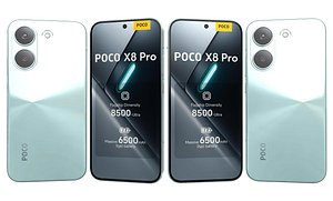 Xiaomi Poco X8 Pro Blue model
