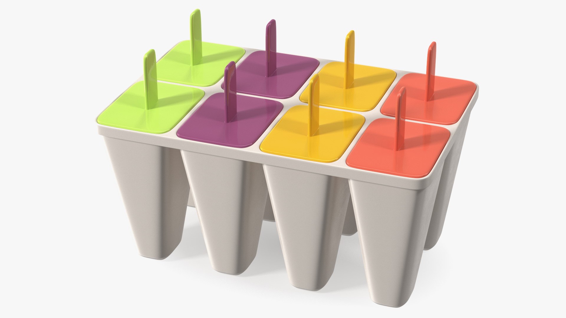 Homemade Ice Cream Popsicle Mold 3D model preview