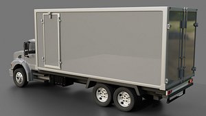 3D Kenworth T270 Box Truck model
