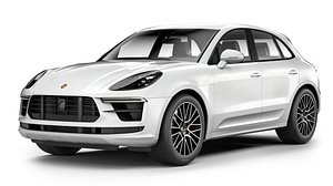 Porsche Macan Turbo 2019 3D model