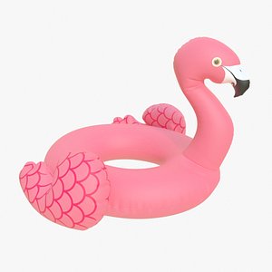 3D flamingo 02 model