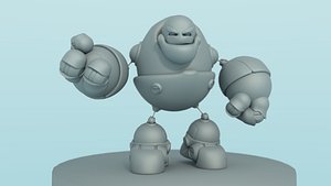3ds max chubs robot modeled