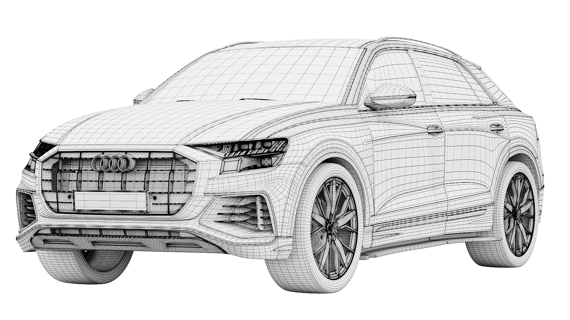 3D Audi - TurboSquid 2201326