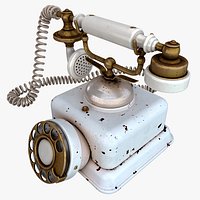 Rusty Old Rotary Phone