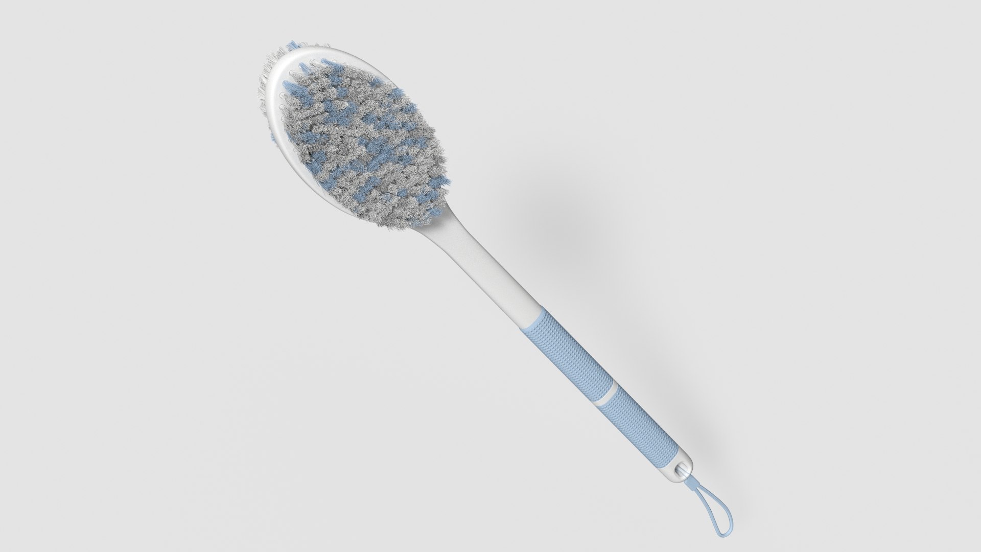 Back Scrubber Blue Fur 3D model preview