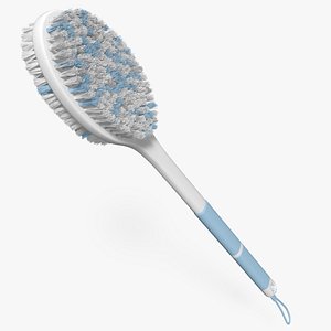 Back Scrubber Blue Fur