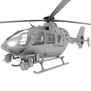 police ec-135 3d model