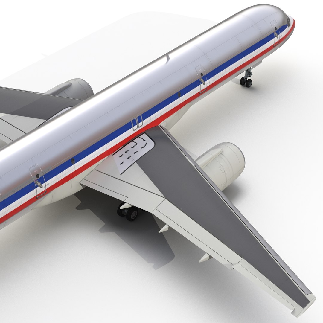 boeing 757-200f american airlines 3d model