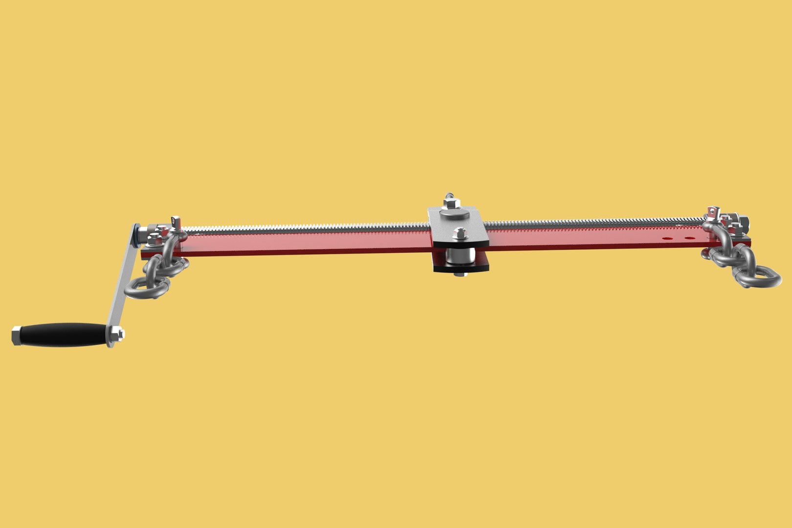 ENGINE HOIST LIFT CRANE BALANCER ENGINE LOAD LEVELER CHAINS HOOK 3D ...