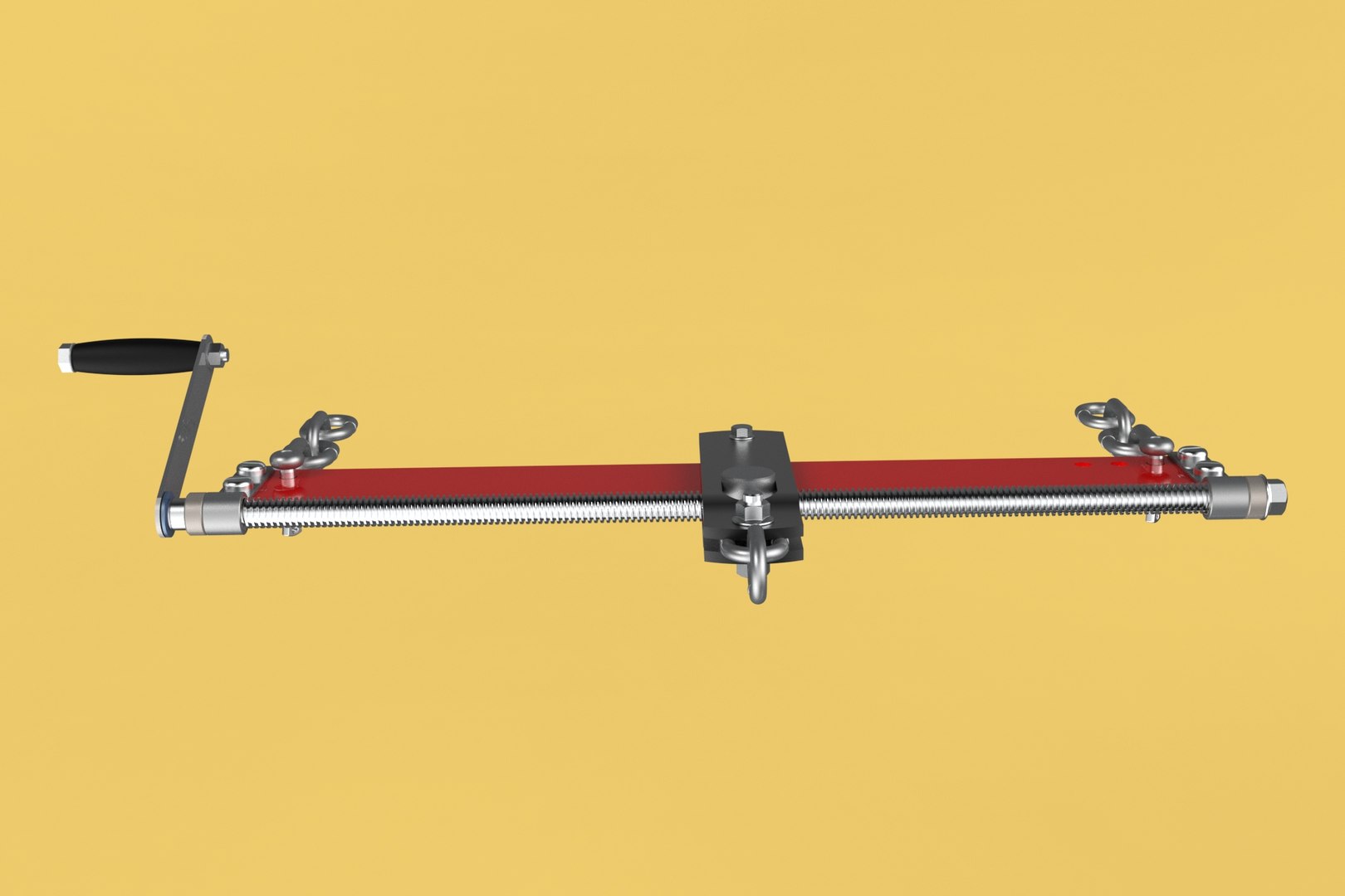 ENGINE HOIST LIFT CRANE BALANCER ENGINE LOAD LEVELER CHAINS HOOK 3D ...