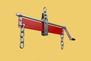 ENGINE HOIST LIFT CRANE BALANCER ENGINE LOAD LEVELER CHAINS HOOK 3D model