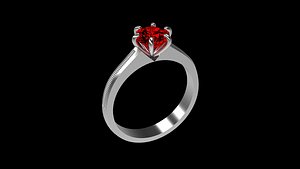 3D model Diamond Ring