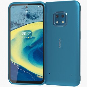 Nokia XR20 Blue 3D