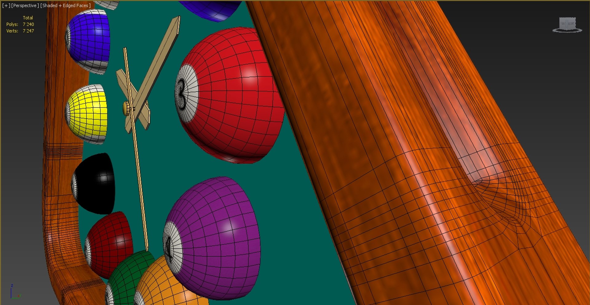 3D triangular billiard wall clock - TurboSquid 1559700