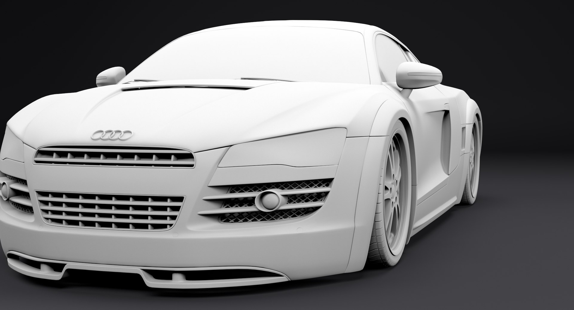 3d audi r8 custom car