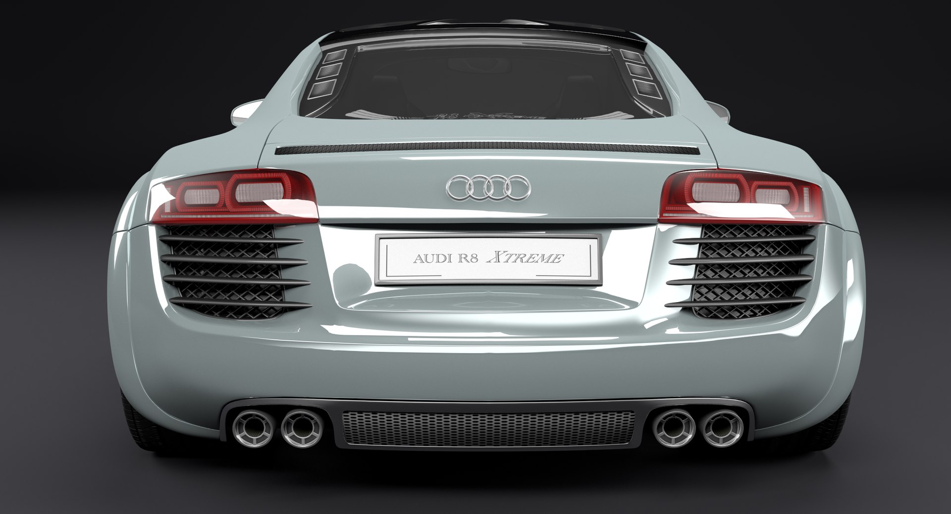 3d audi r8 custom car