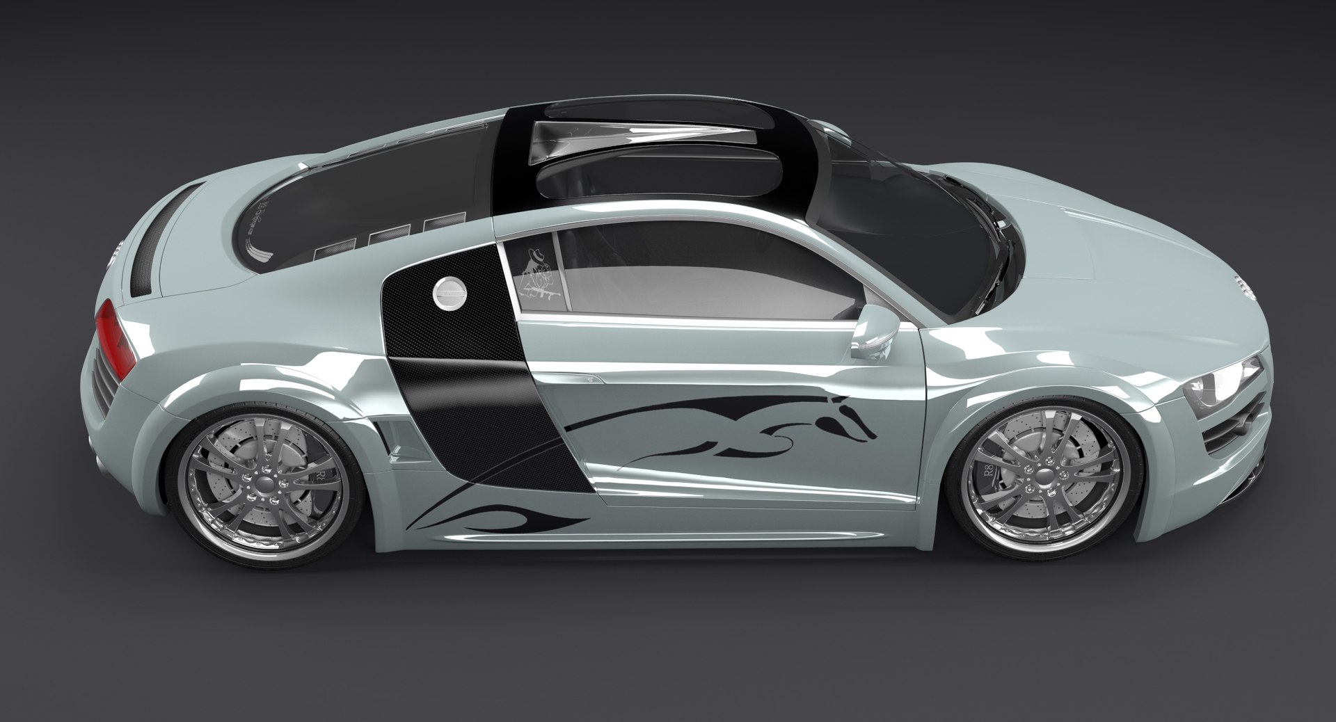 3d audi r8 custom car